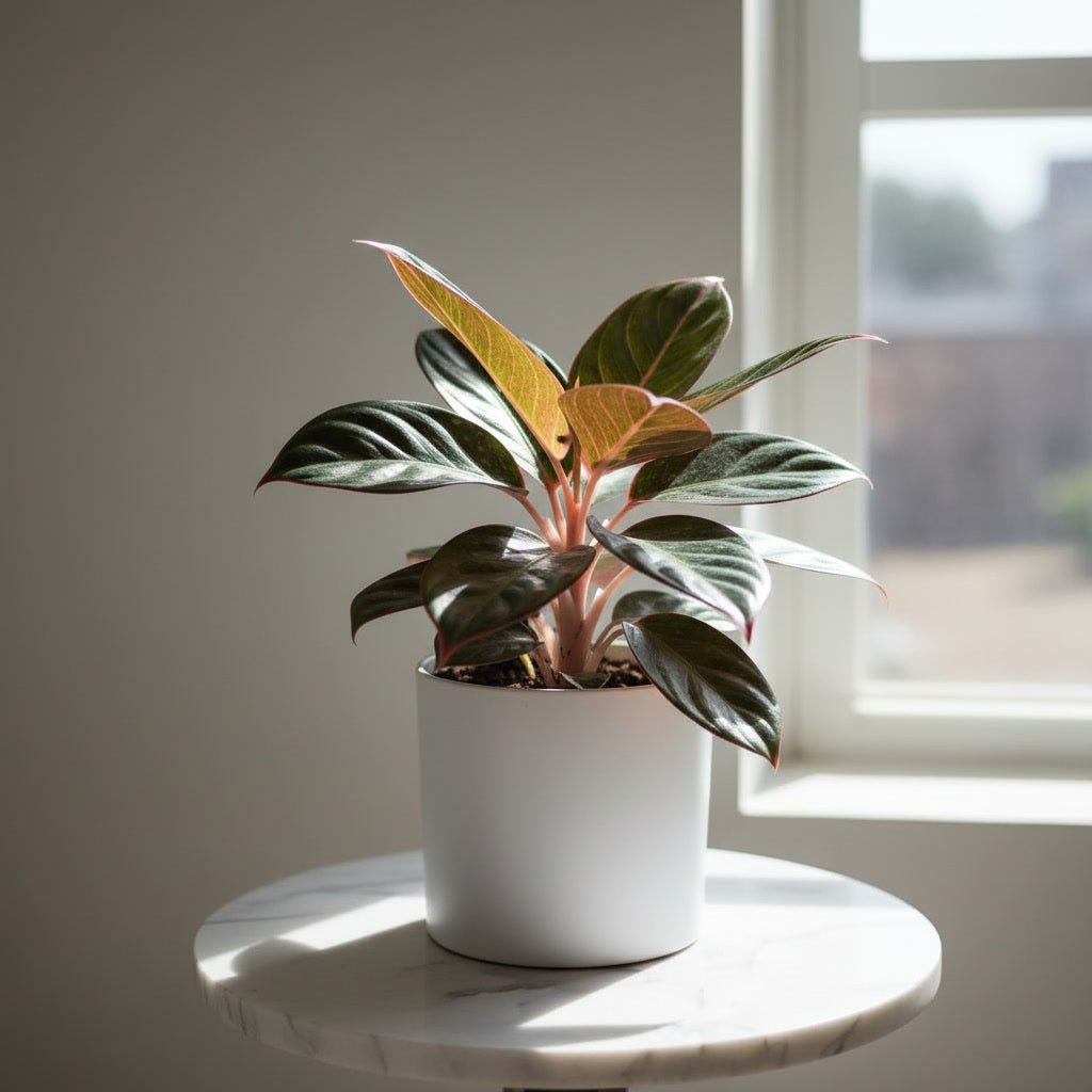 Aglaonema Red Lipstick - Colourful Indoor Plant | Air Purifier | Low Maintenance - Indoor Plant - MeraGamla