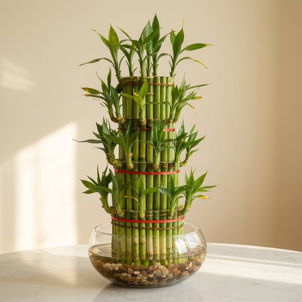 Lucky Bamboo 3 - Layer - Feng Shui Plant - Indoor Plant - MeraGamla