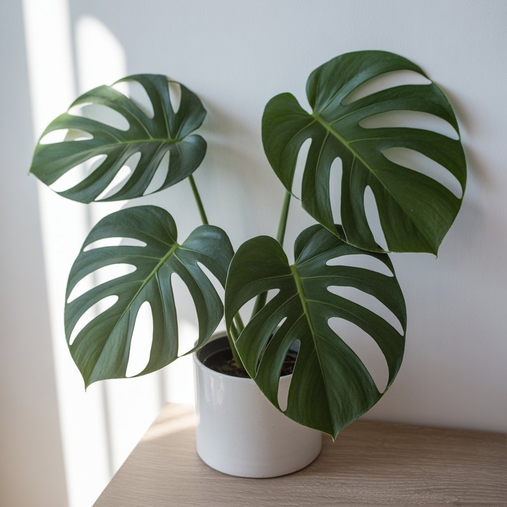 Monstera Deliciosa - Swiss Cheese Plant | Ceramic Pot - Indoor Plant - MeraGamla