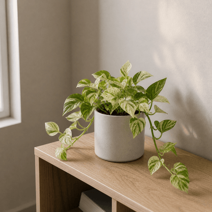 Pothos Marble Queen - White & Green Trailing Plant - MeraGamla