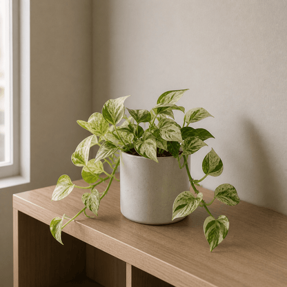 Pothos Marble Queen - White & Green Trailing Plant - MeraGamla