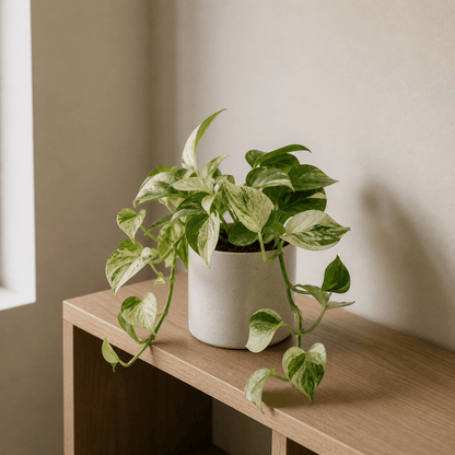 Pothos Marble Queen - White & Green Trailing Plant - MeraGamla