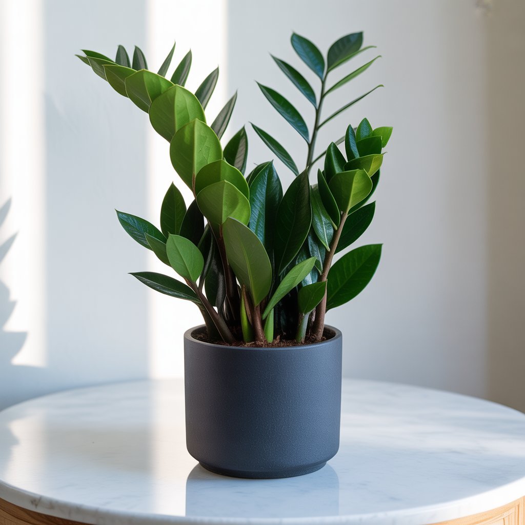 ZZ Plant (Zamioculcas Zamiifolia) - Indoor Air Purifier | Low Light | Beginner Friendly - Indoor Plant - MeraGamla